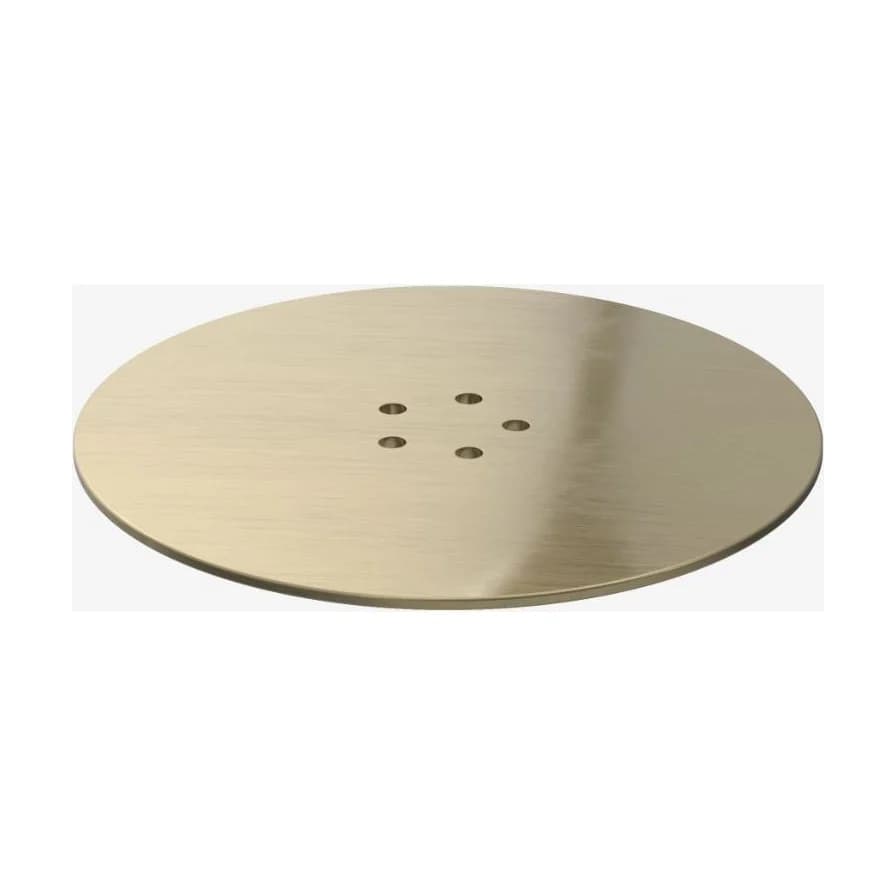 Brushed Brass & Copper Metal Shower Trap Cover