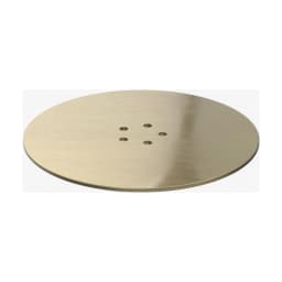 Brushed Brass & Copper Metal Shower Trap Cover