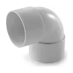 Solvent Weld Knuckle Bend - 90° x 50mm White