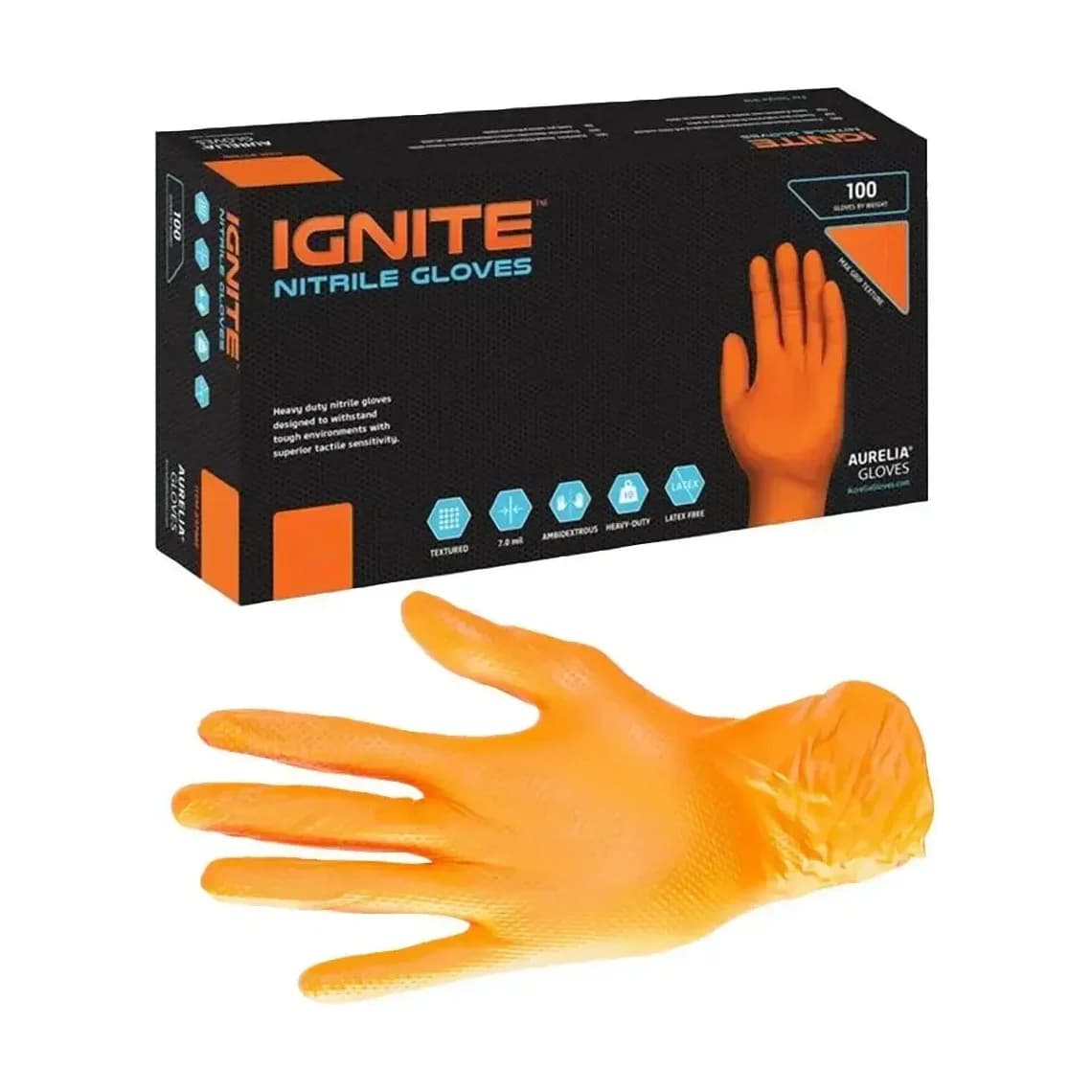 Ignite Nitrile Examination Gloves - Oran