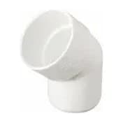Osma 45° Spigot Bend 40mm White