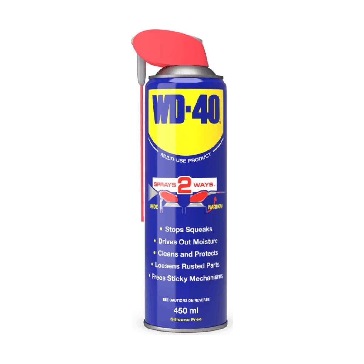 WD-40 Multi-Use Lubricant Spray with Smart Straw 450ml