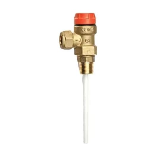 Inta Temperature and Pressure Relief Valve 7 Bar 1/2" x 15mm - TP220105007