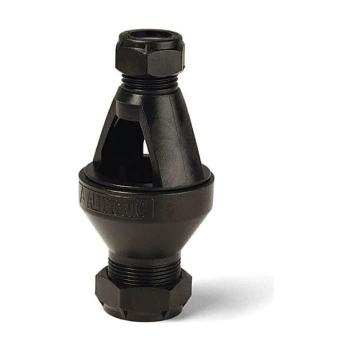 15mm x 22mm Straight Tundish with Plastic Nuts