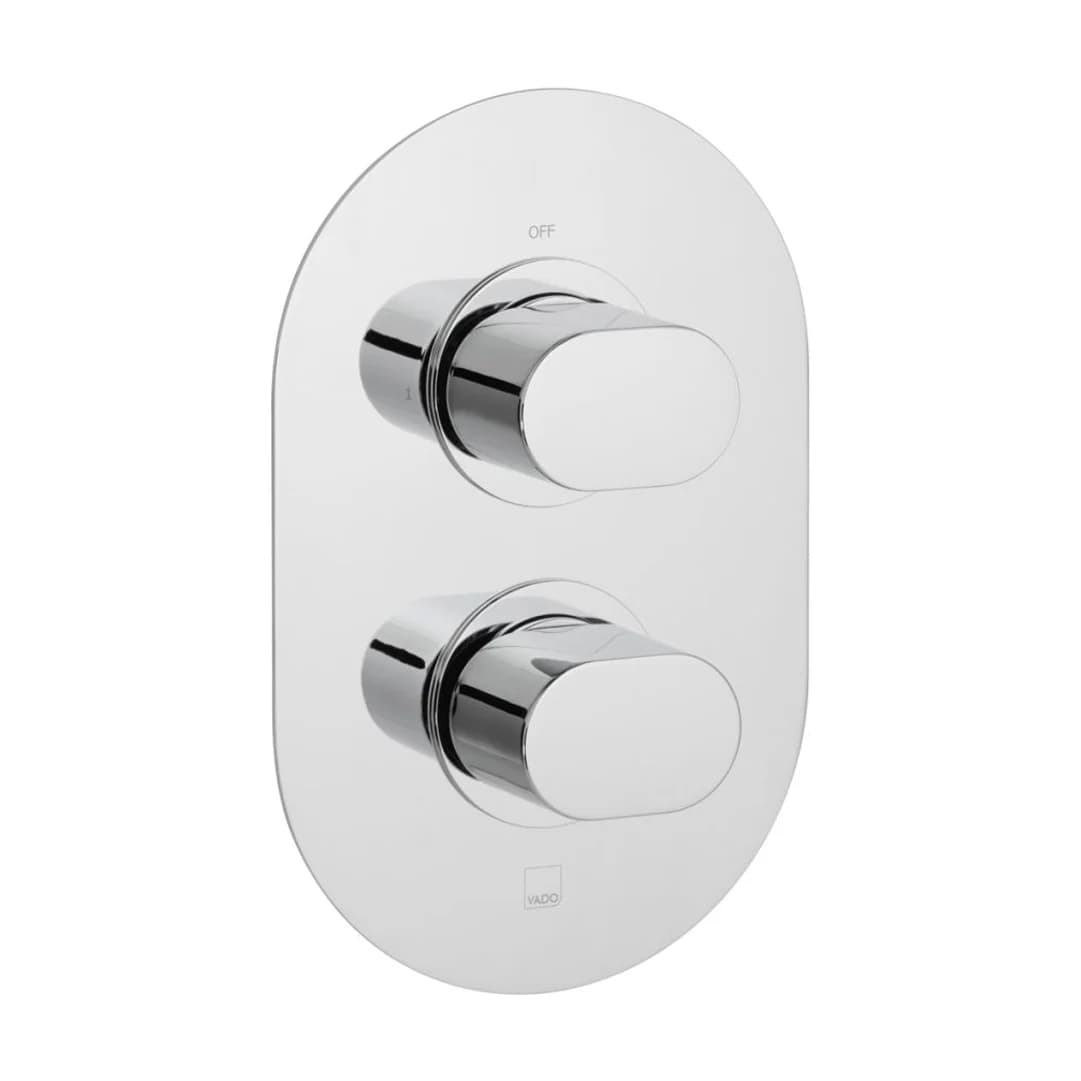 Vado Life 1 Outlet 2 Handle Thermostatic Shower Valve