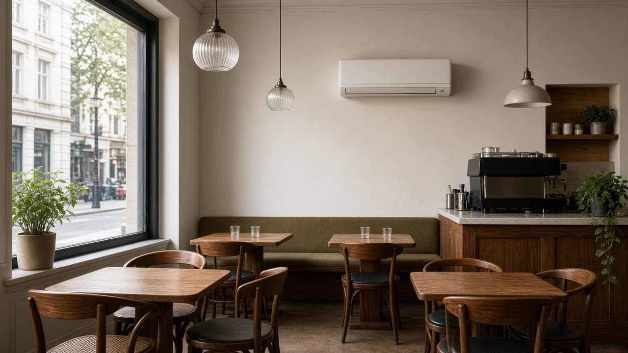 Cooling for offices, shops & restaurants