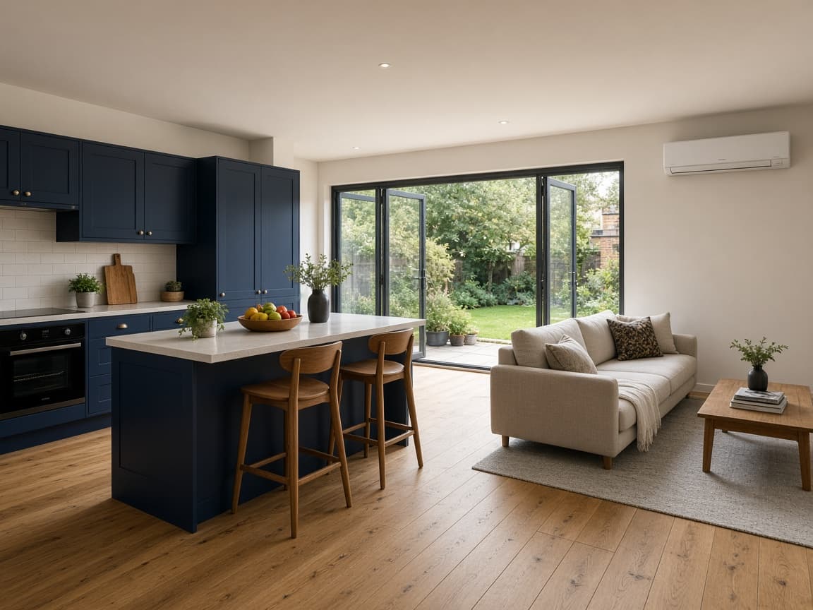 Living / open-plan with air conditioning