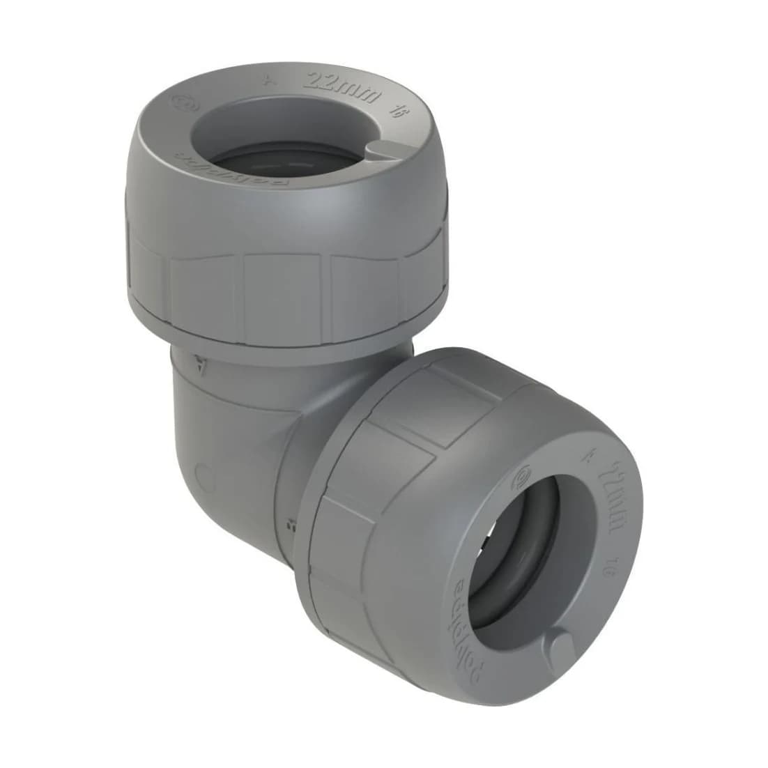 22mm Elbow Poly - Pack of 10