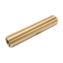 3/4" x 4" Brass Threaded Running Nipple 3/4" x 4" Brass Threaded Running Nipple
