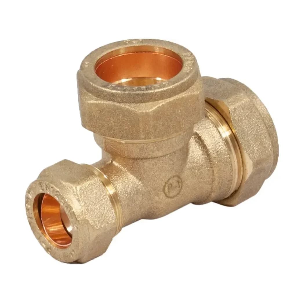 22mm x 15mm x 22mm Compact Reducing Tee