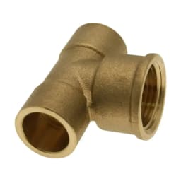 15mm x 15mm x 1/2" Female Iron Reducing Tee 15mm x 15mm x 1/2" Female Iron Reducing Tee