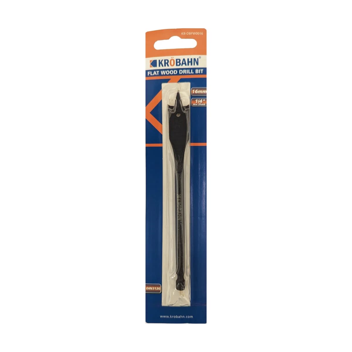 Krobahn Flat Wood Drill Bit 16mm
