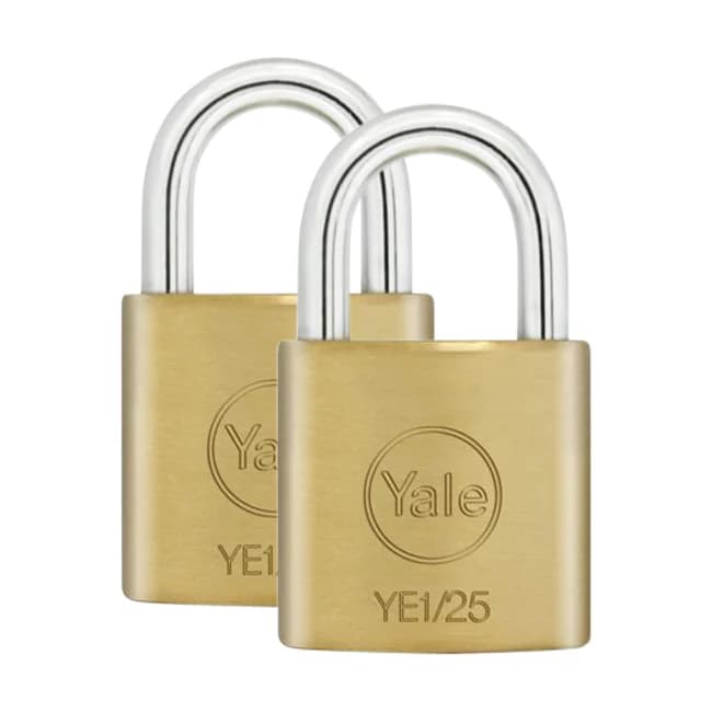 Yale Padlock Brass 2 x 25mm K/A Yale Padlock Brass 2 x 25mm K/A